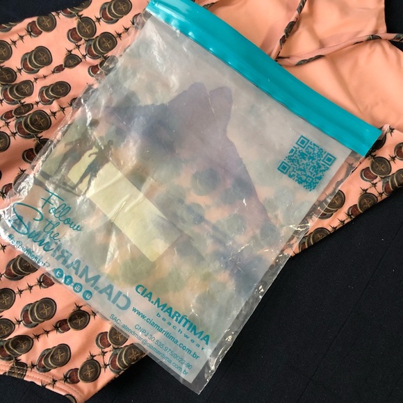 CIA MARÍTIMA Brazilian Swimsuit Size S Pink - Picture 12 of 15